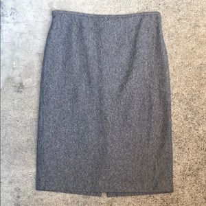 LOFT Gray Skirt Sz 12